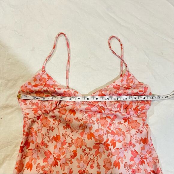 Resa Maddox Slip Mini Dress in Pink Floral size XS - Picture 5 of 9